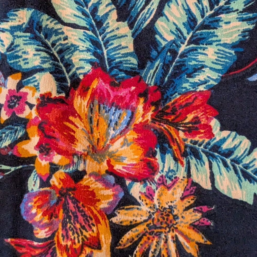 Band of Gypsies Navy Floral Jumpsuit - Picture 5 of 8